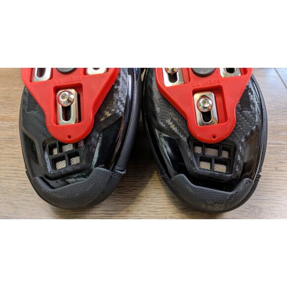 Kescoo Cycling Shoes Unisex Size 5.5, 7.5 Black Mesh Delta Cleats Installed - Picture 10 of 12